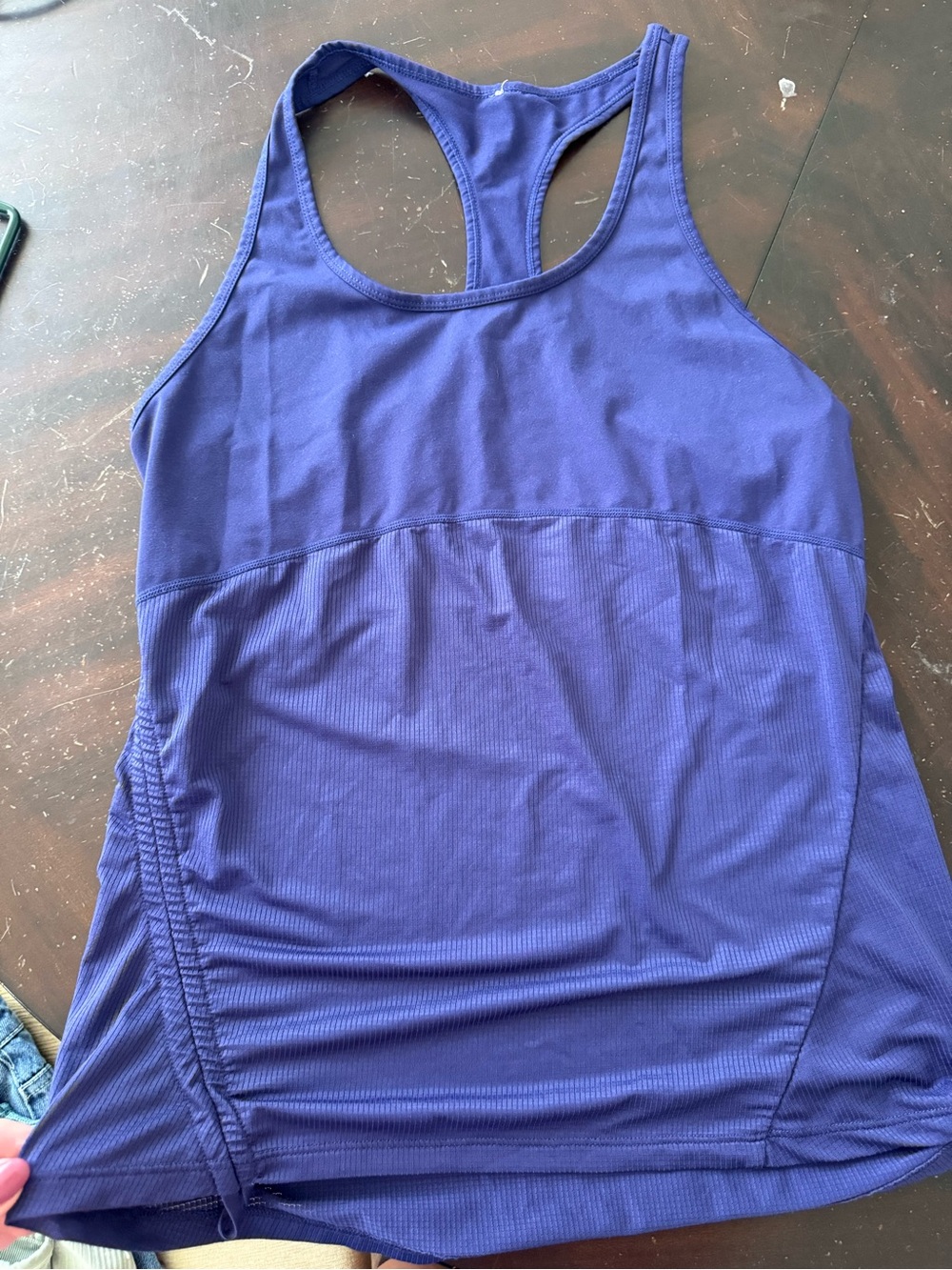 Fabletics Blue Racerback Tank